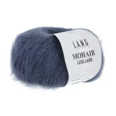 Lang - Mohair Luxe Lamé - 0010 Mellomblå med sølv