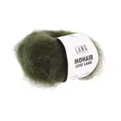 Lang - Mohair Luxe Lamé - 0098 Mørk skogsgrønn med sølv