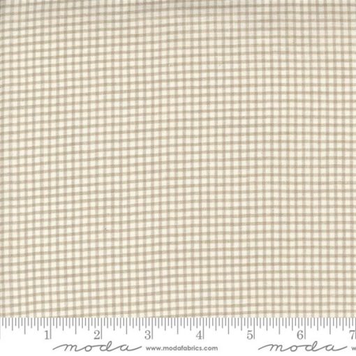 Woven Gingham smårutet beige