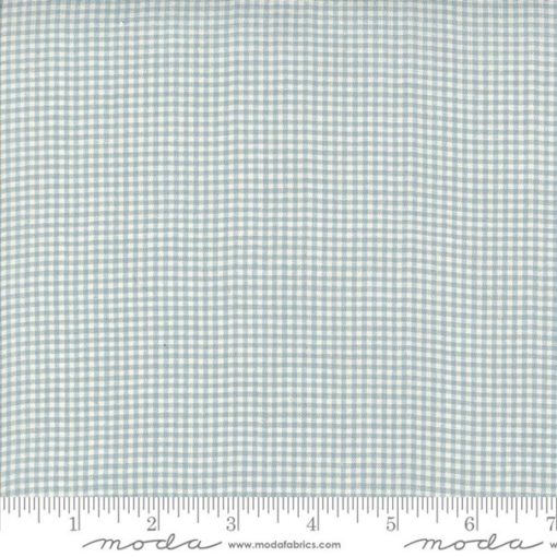 Woven Gingham smårutet blågrønn