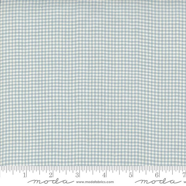 Woven Gingham smårutet blågrønn