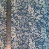 Balslöw Poplin m/blomster blå 112 cm