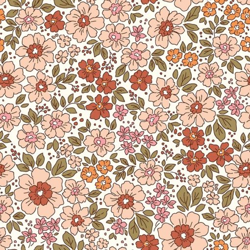 Balslöw poplin 145 cm blomster