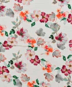 Balslöw musselin m/blomster 135 cm