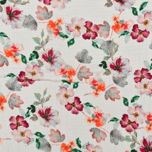 Balslöw musselin m/blomster 135 cm