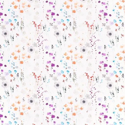 Balslöw canvas 100% bomull m/blomster 140 cm