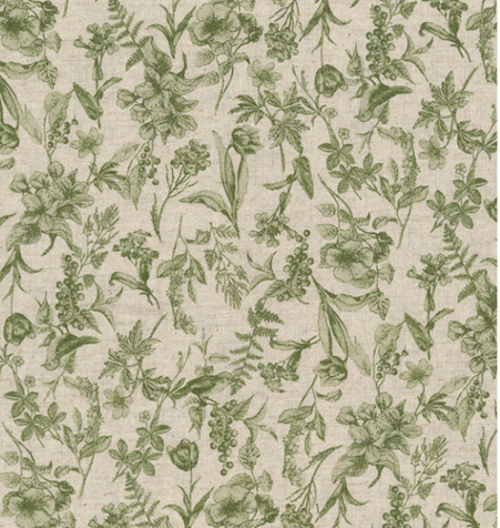 KOKKA Natural Garden grønn 112 cm