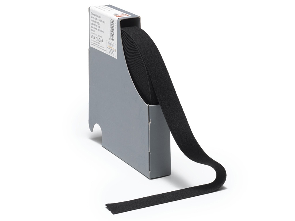 Elastikk 20 mm sort