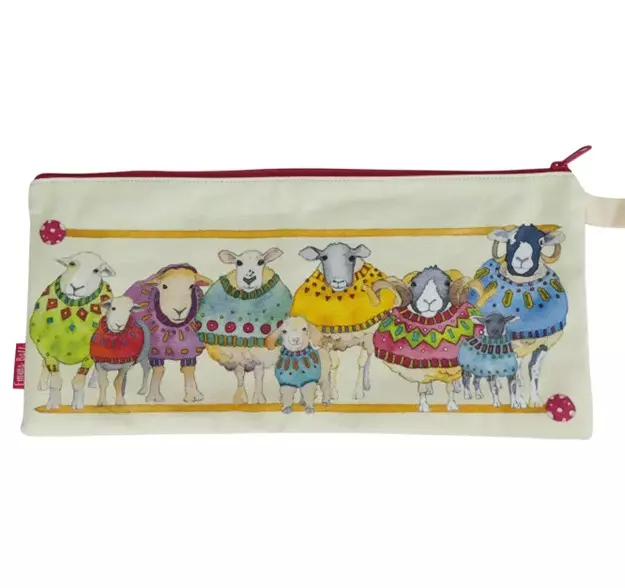 Sau i genser lang prosjektveske med glidelås