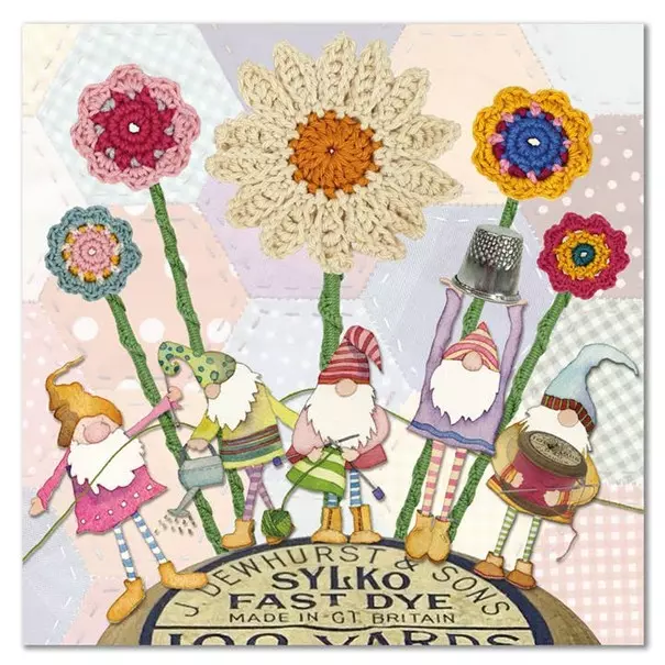 Kort Gnomer håndarbeid