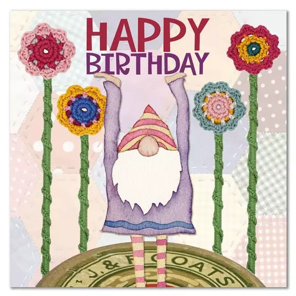 Kort Gnom Happpy Birthday