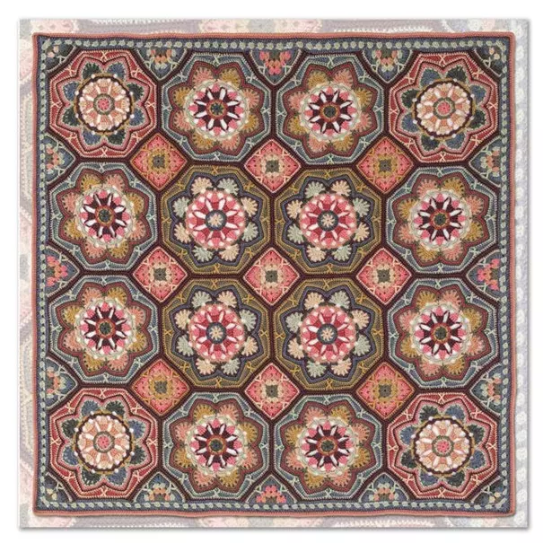 Kort Rosa persiske fliser