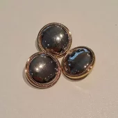 Øyeknapp gullforgylt 18mm