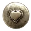 Tinnknapp hjerte 18mm