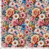 BALSLÖW Canvas blomstret 1400 mm