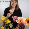 5. oktober Lær å lage dekorative papirblomster