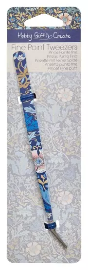 Pinsett til søm William Morris design 15cm