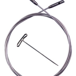ChiaoGoo SWIV360 Silver kabel Smal 20cm