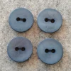 Knapp resin 25 mm matt jeansblå