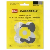 Prym x FabPatch Reparasjonslapp refleks og sort