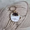 Maskemarkør Katt i kaffekopp Aune Design