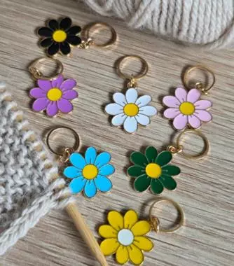 Maskemarkør Retro blomst Multi Aune Design
