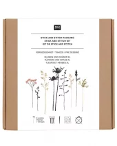 Stick and stitch Blomster og strå XL