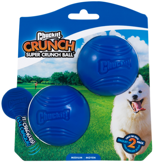 Chuckit Super Crunch Ball Medium 2pk