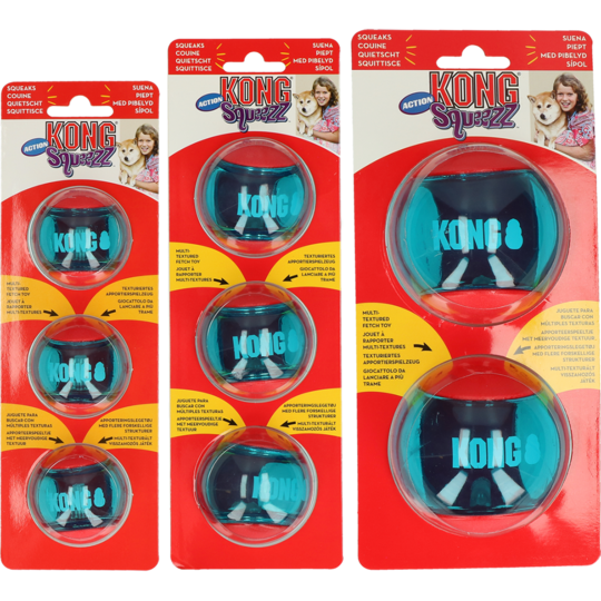 Kong Squeezz Action Red ball L