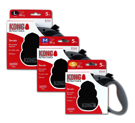 KONG Retractable Leash Terrain Sort  Small