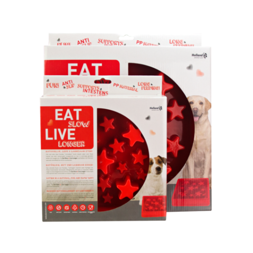 Eat Slow Live Longer Star Rød L