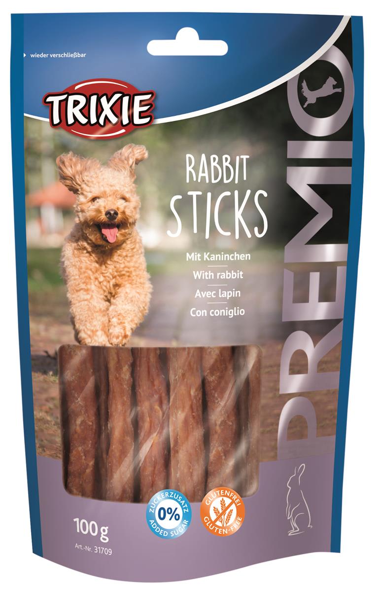 Premio Light Rabbit Sticks 100g (95% Kjøtt)