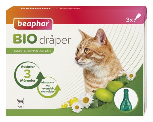 Beaphar Biodråper Flottmiddel Katt