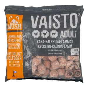 MUSH Vaisto Grå, 3kg.