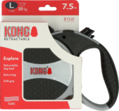 KONG Retractable Leash Explorer Grå L (7,5m/50kg)