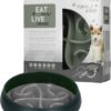 Eat Slow Live Longer Tumble Feeder Grå