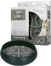 Eat Slow Live Longer Tumble Feeder Grå