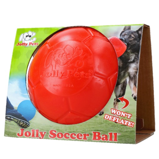 Jolly Soccer Ball L (20cm)  vanilje/oransje