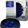 Eat Slow Live Longer Tumble Feeder Blå