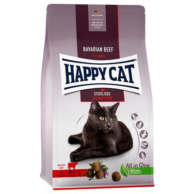 Happy Cat Sterilisert Adult Oksekjøtt 10 kg