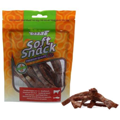 Braaaf Soft Snack Slice Beef & Fish