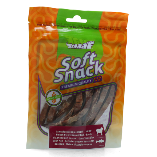 Braaaf Soft Snack Slice Lamb & Fish