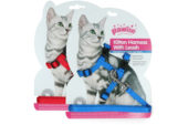 Pawise Kitten Harness Leash L - Red/Blue