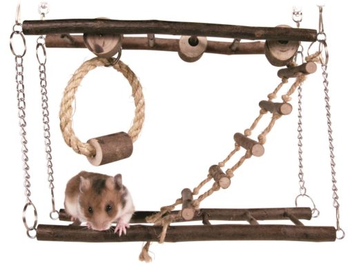 Hamsterleke Hengebro i Furu 27x17x9cm