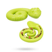 Snack-Snake Kveilet i TPR M/Lyd Ø18cm