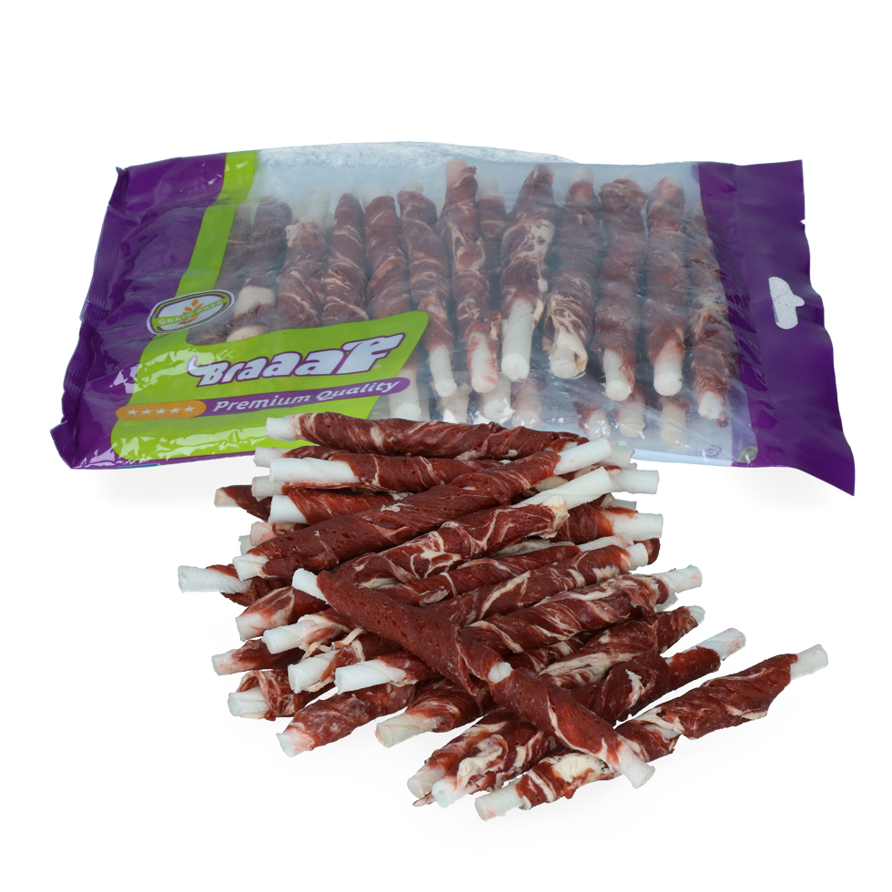 Braaaf Rollsticks Beef & Fish, 12cm 280g