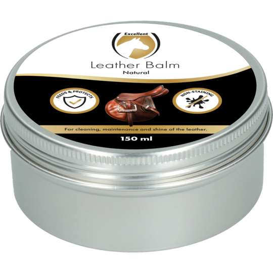 Excellent Horse Leather Balm Black 150ml