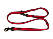 Kong adjustable leash M/L Rød