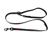 Kong adjustable leash S/M Sort