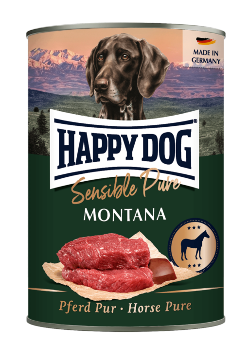 Happy Dog Boksemat Sensible Pure Montana M/Hest 400g